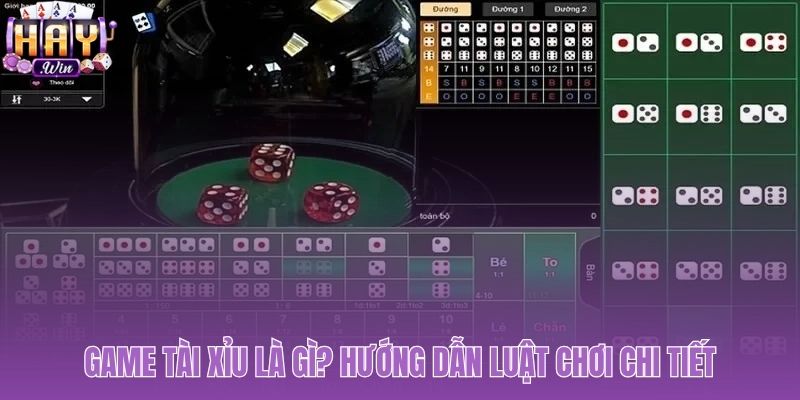 Luật chơi game tài xỉu cơ bản và các cửa cược phổ biến